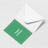 Happy Holidays Greeting Card