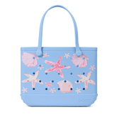 Original Bogg Bag - Carolina Blue Shells and Starfish