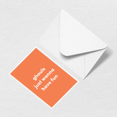 Ghouls Greeting Card