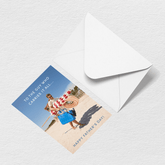 Father's Day Carries It All Greeting Card