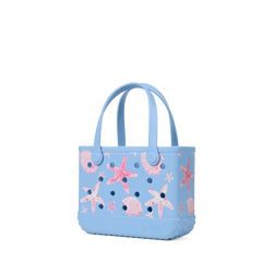 Bitty Bogg Bag - Carolina Blue Shells and Starfish