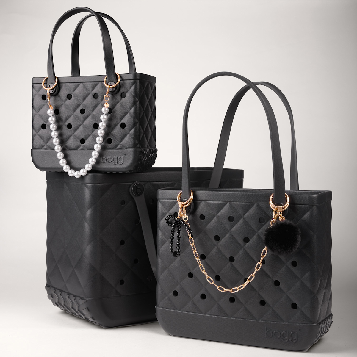 Bogg'd & Charmed  - L.B.D. Black Pouf