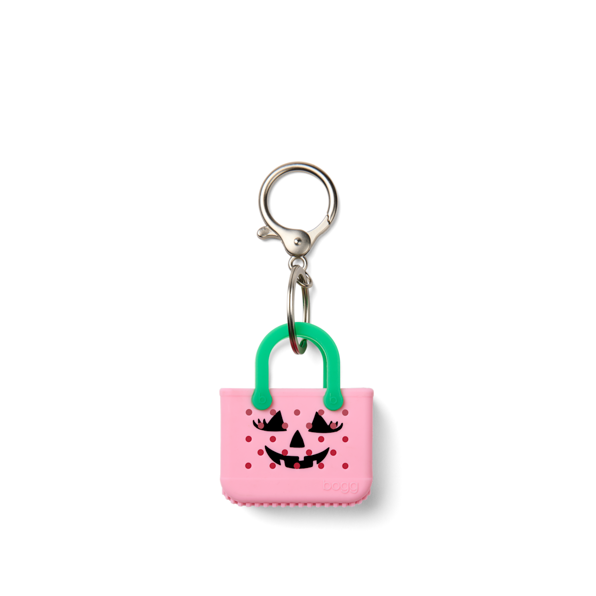 Tiny Tote Keychain - Pink Bogg O' Lantern