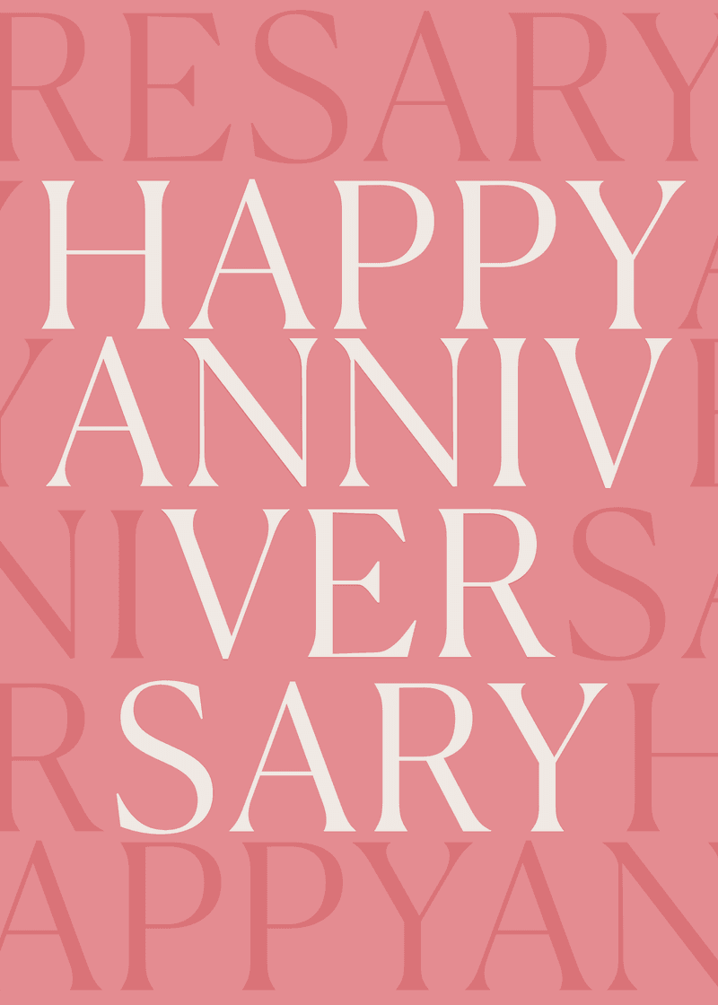 Happy Anniversary Greeting Card