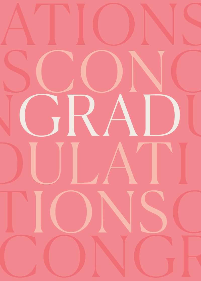 Graduation Congratulations Greeting Card