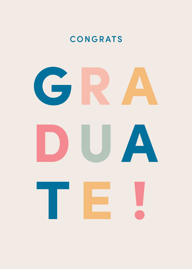 Graduation Graduate Greeting Card