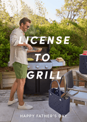 Father's Day License To Grill Greeting Card