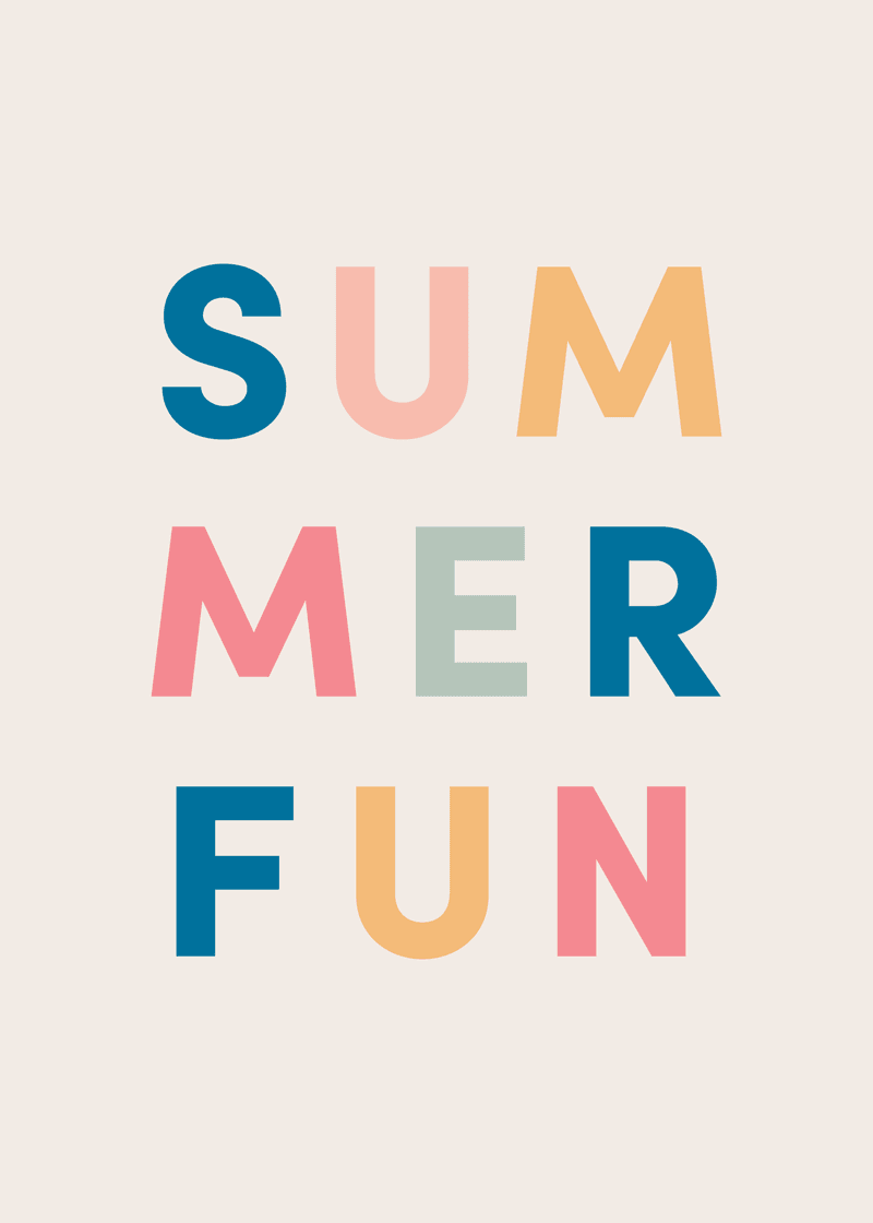 Summer Fun Greeting Card