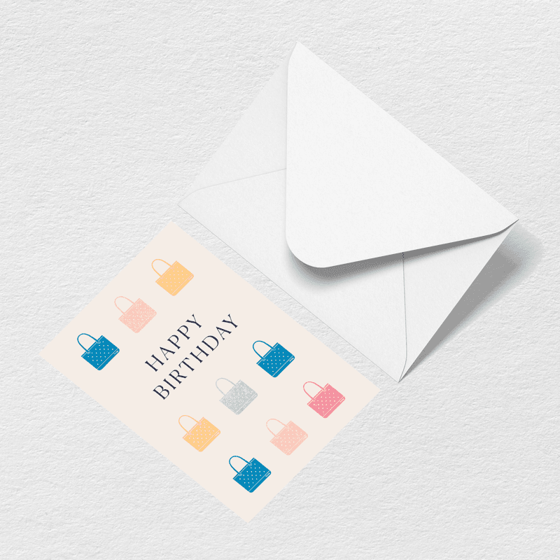 Happy Birthday Totes Greeting Card