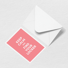 Keep Calm Greeting Card