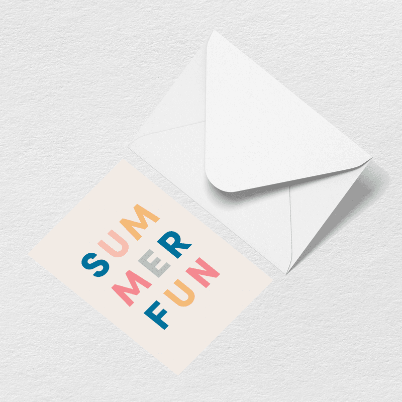 Summer Fun Greeting Card